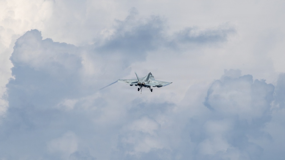 George Washington Conducts Flight Operations