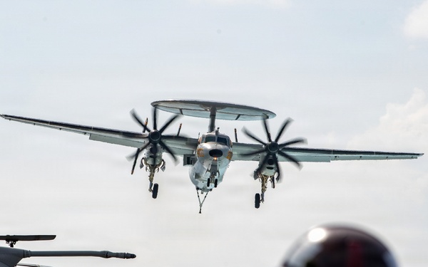 George Washington Conducts Flight Operations