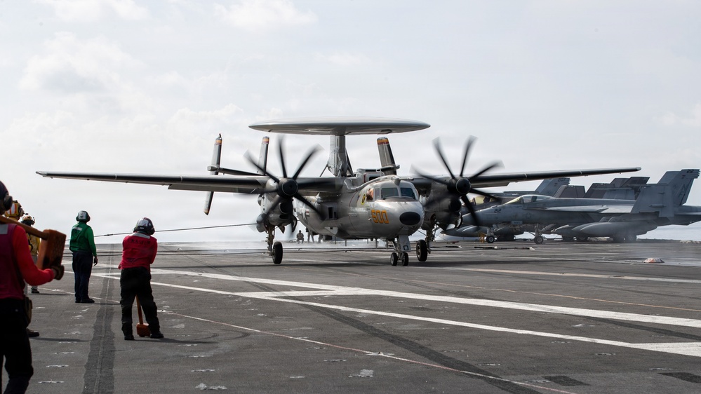 George Washington Conducts Flight Operations