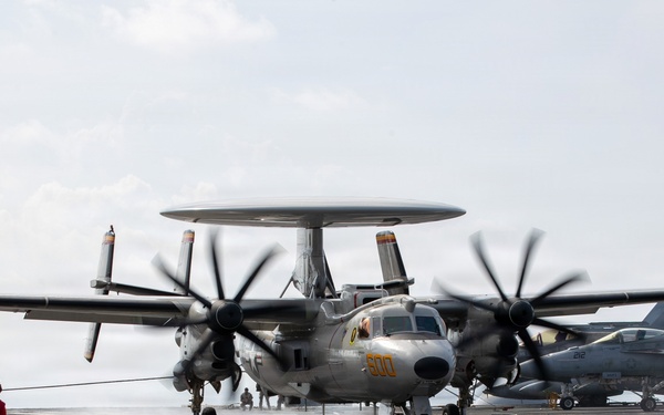 George Washington Conducts Flight Operations