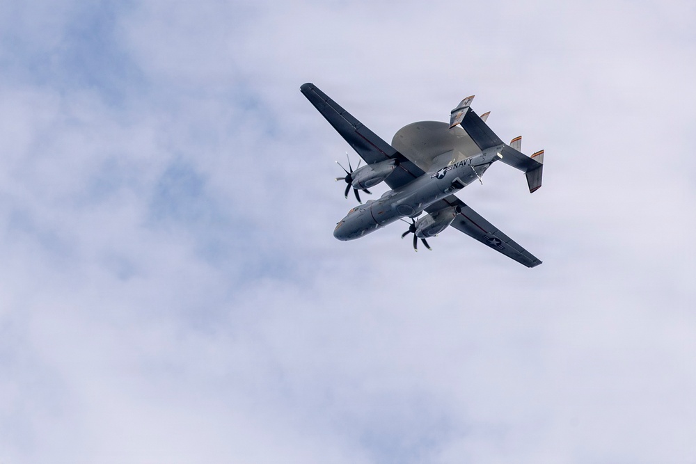 George Washington Conducts Flight Operations