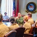 Acting Navy Surgeon General Conducts Office Calls with Medical Personnel