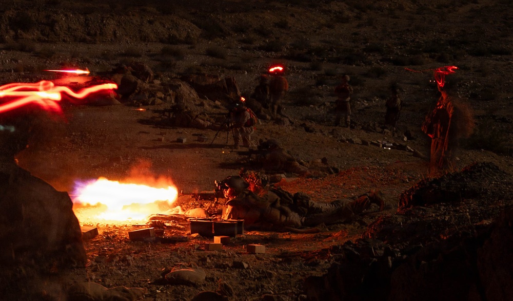 Marines with 2nd Battalion 5th Marine Regiment conduct Company Night Attacks during SLTE 4-26