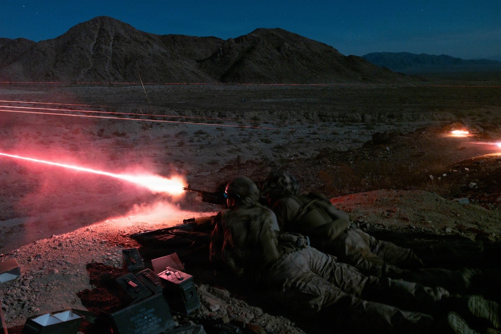 Marines with 2nd Battalion 5th Marine Regiment conduct Company Night Attacks during SLTE 4-26
