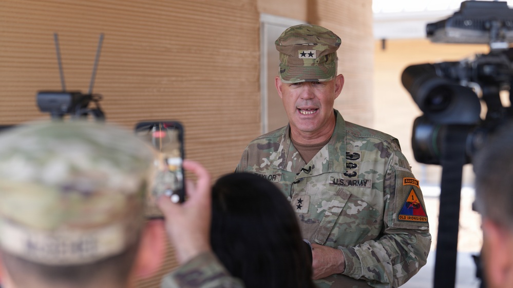 Fort Bliss 3D barracks ribbon cutting ceremony