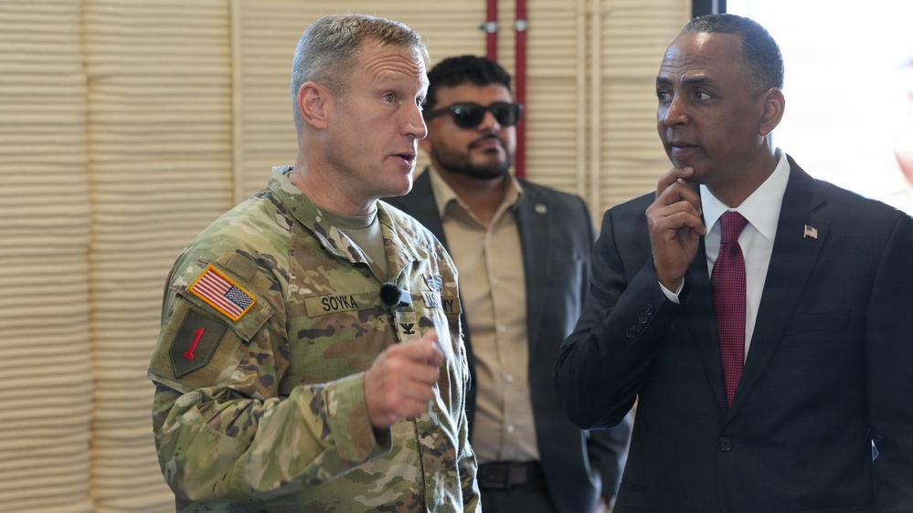Fort Bliss 3D barracks ribbon cutting ceremony