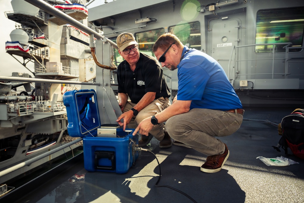 Iridium tracking unit installs during RIMPAC 2026