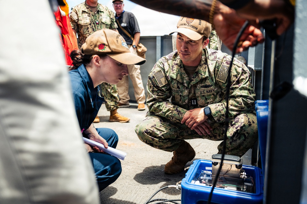 Iridium tracking unit installs during RIMPAC 2026