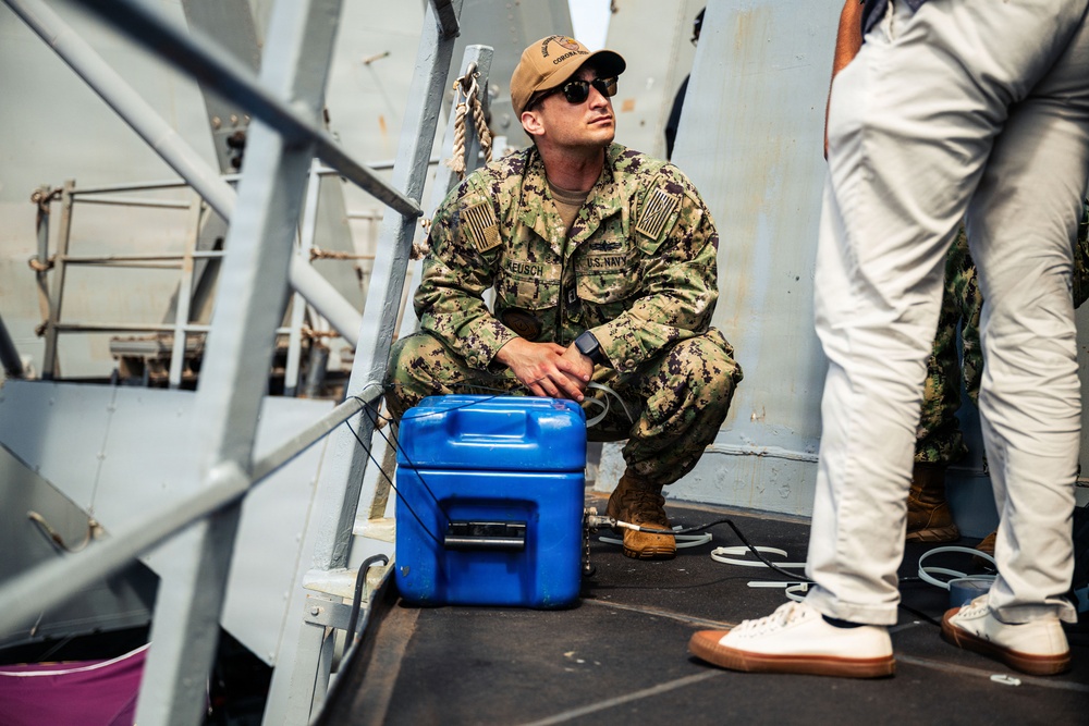 Iridium tracking unit installs during RIMPAC 2026