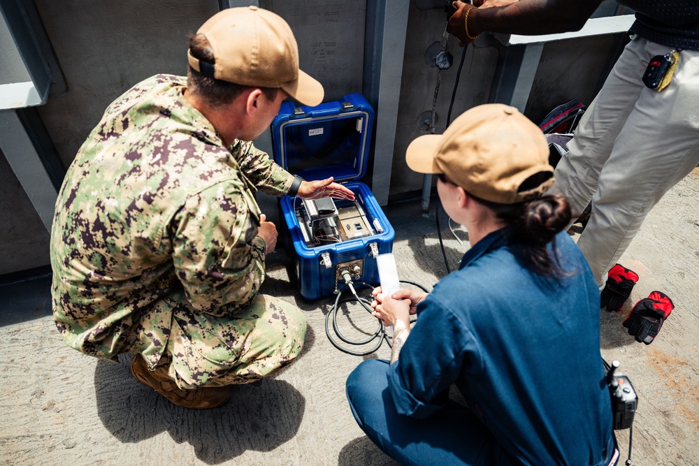 Iridium tracking unit installs during RIMPAC 2026