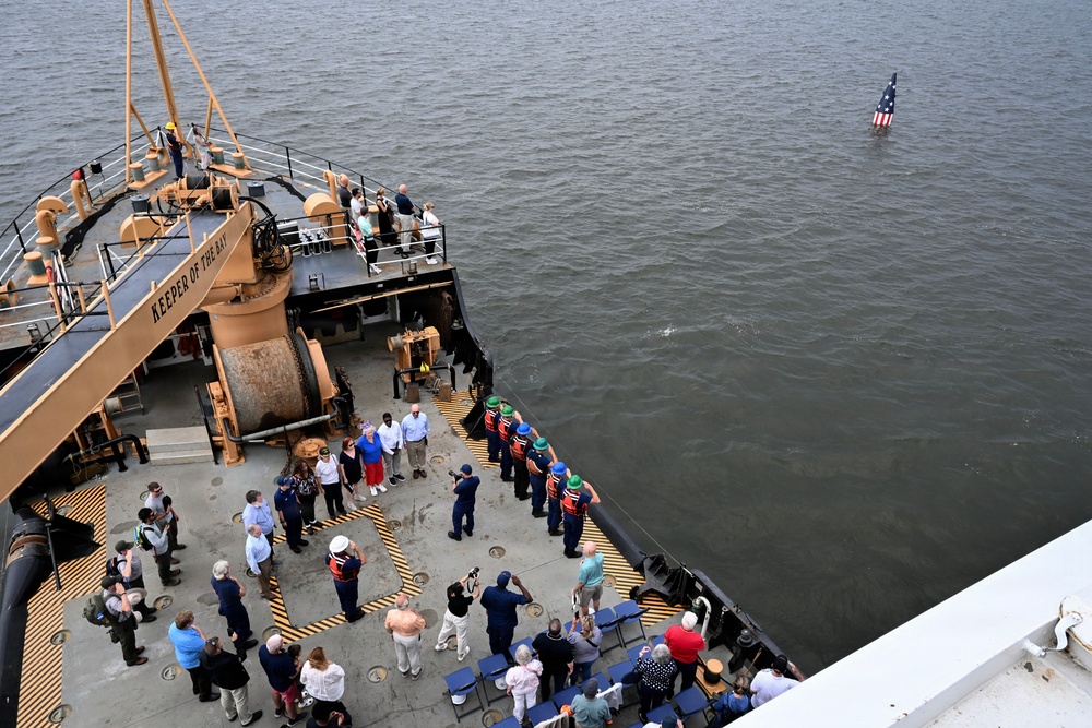 Coast Guard sets historic Francis Scott Key Memorial Buoy in Baltimore Harbor