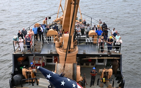 Coast Guard sets historic Francis Scott Key Memorial Buoy in Baltimore Harbor