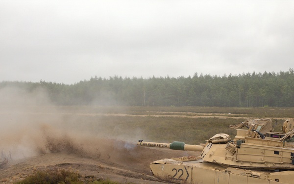 2-37AR, 1ID perfects its craft and shows lethality during M1 gunnery range