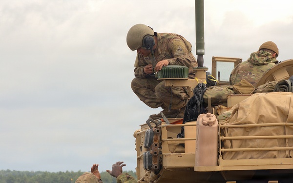 2-37AR, 1ID perfects its craft and shows lethality during M1 gunnery range