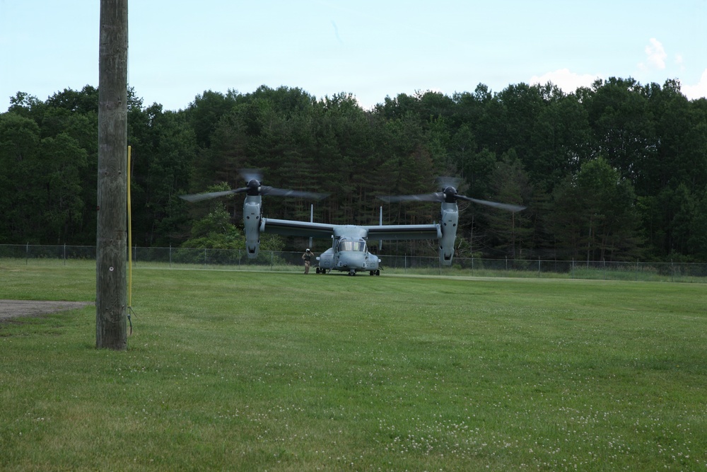 MV-22 Osprey with DI MANGL