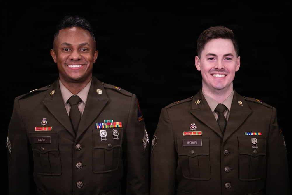 1st Armored Division Band Soldiers win monthly competition board