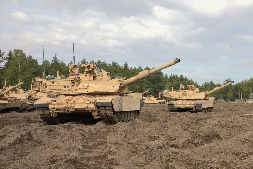 2-37AR, 1ID perfects its craft and shows lethality during M1 gunnery range