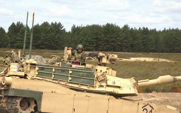 2-37AR, 1ID perfects its craft and shows lethality during M1 gunnery range