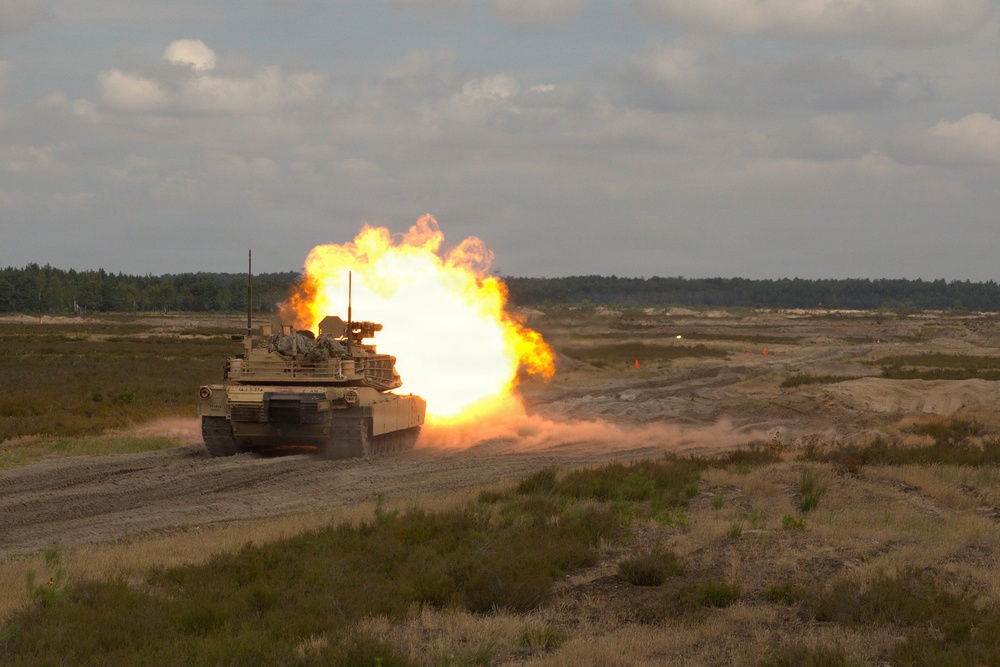2-37AR, 1ID perfects its craft and shows lethality during M1 gunnery range