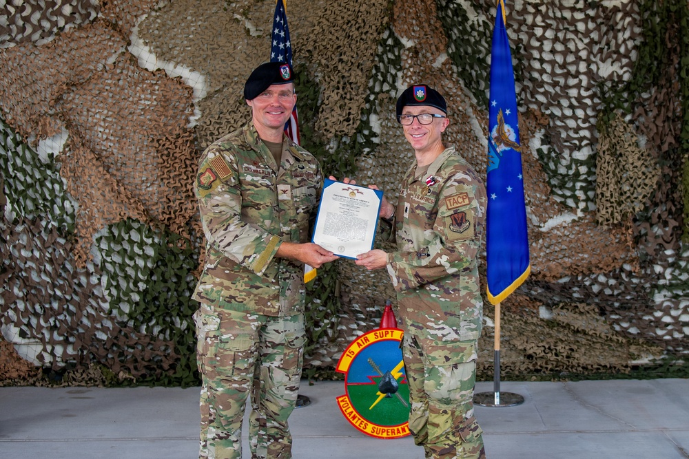 15th ASOS Change of Command