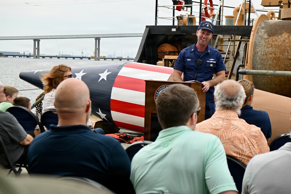 Coast Guard sets historic Francis Scott Key Memorial Buoy in Baltimore Harbor