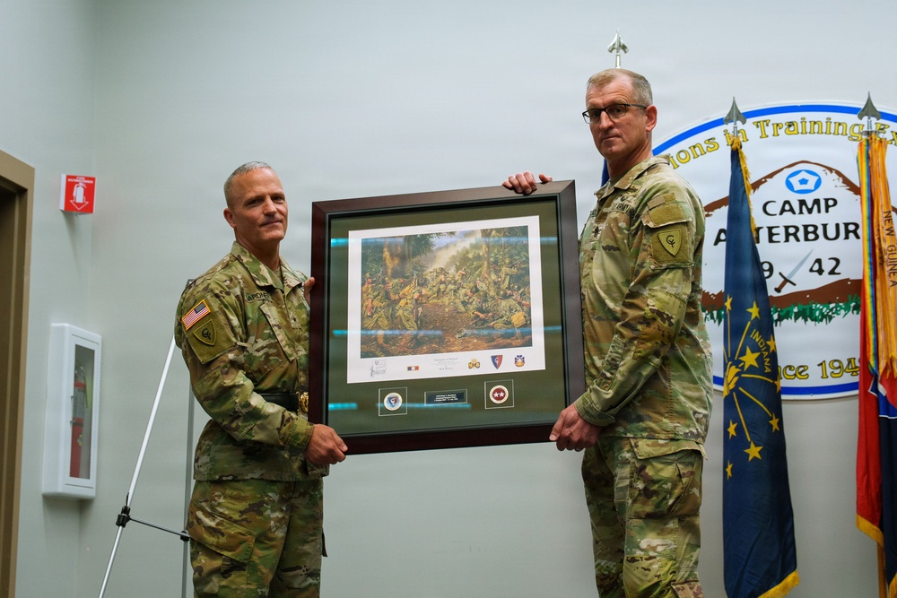 38th Infantry Division Change of Responsibility