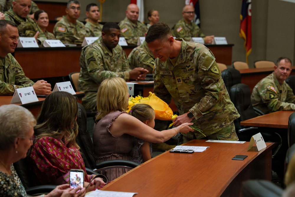 38th Infantry Division Change of Responsibility