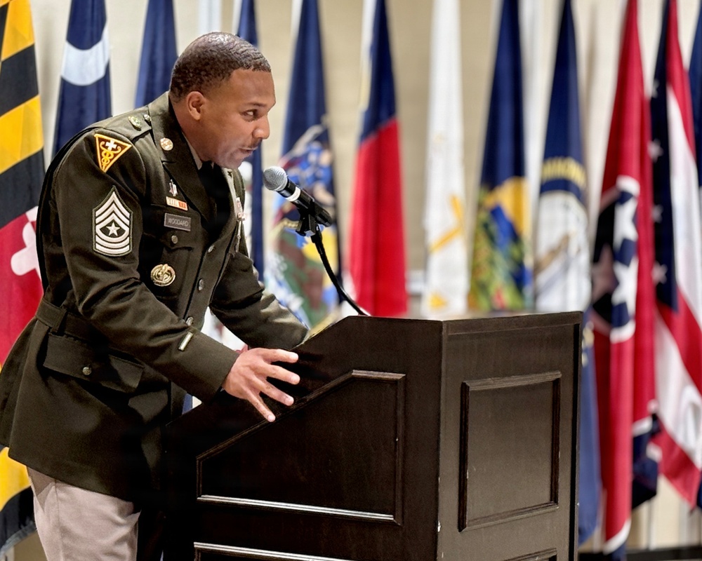 Woodard assumes responsibility as Munson senior enlisted advisor