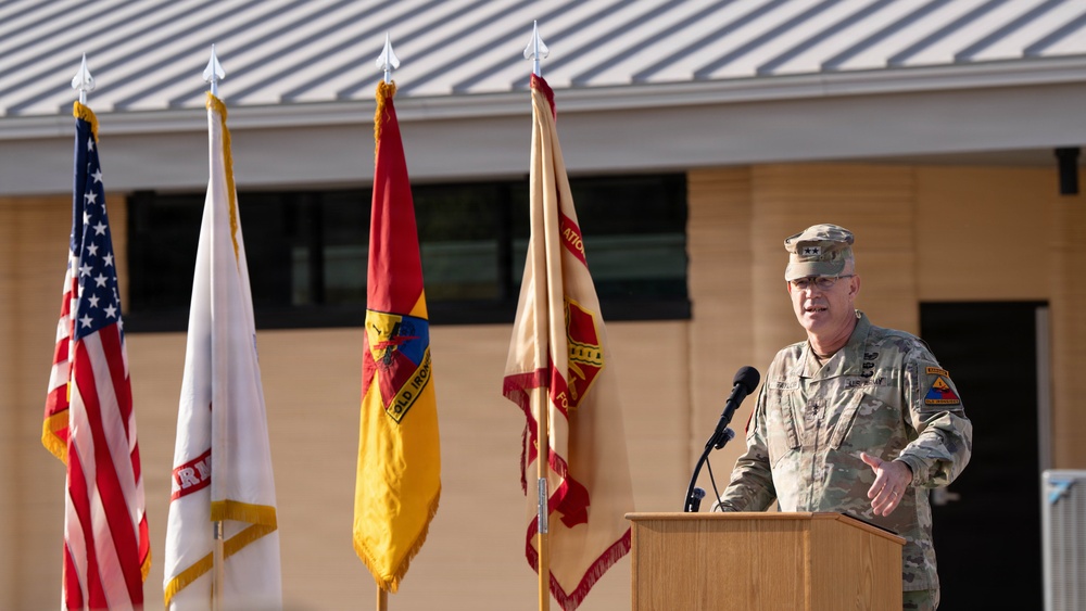 Fort Bliss 3D barracks ribbon cutting ceremony