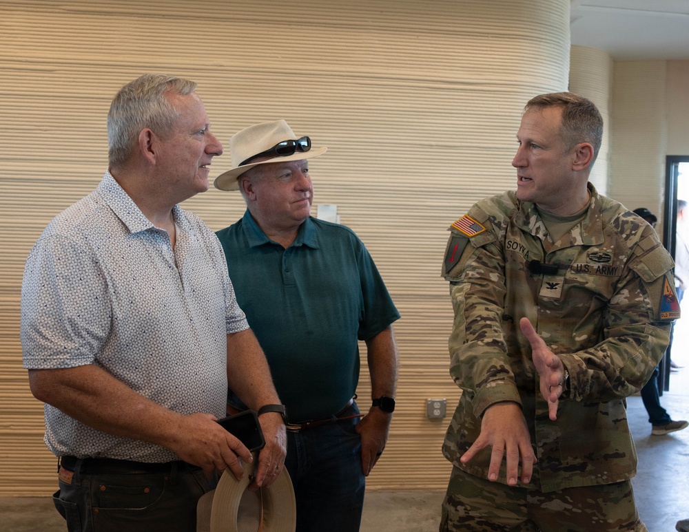 Fort Bliss 3D barracks ribbon cutting ceremony