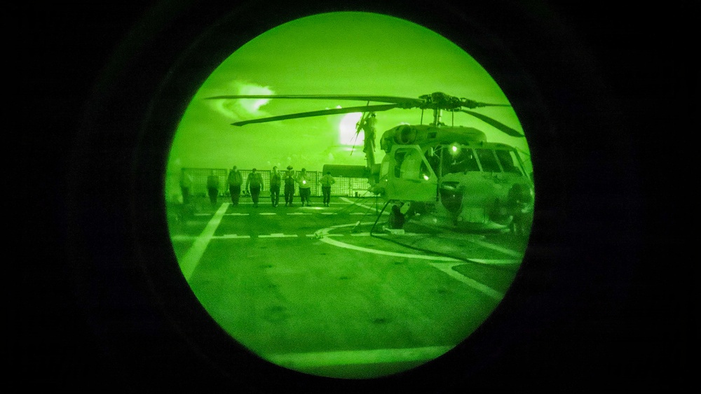 USS Cooperstown Conducts Routine Operations in the Gulf of America.