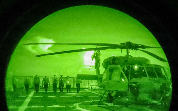 USS Cooperstown Conducts Routine Operations in the Gulf of America.