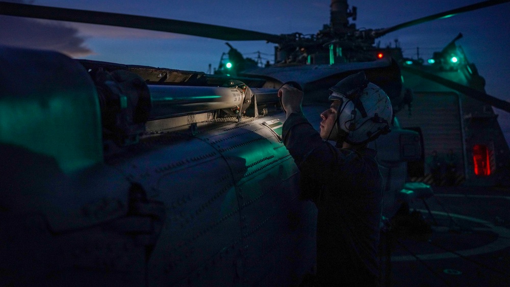 USS Cooperstown Conducts Routine Operations in the Gulf of America.