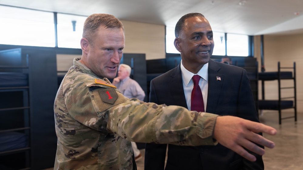 Fort Bliss 3D barracks ribbon cutting ceremony