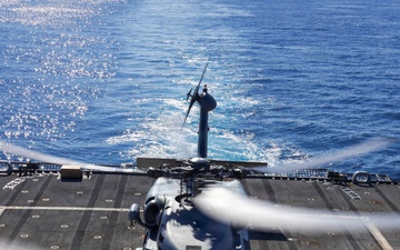 USS Cooperstown Conducts Routine Operations in the Gulf of America.