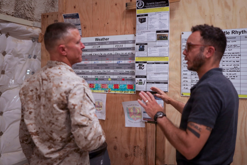 BGen Brady visits 2nd MarReg at SLTE 4-26