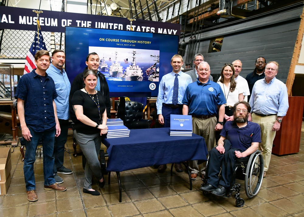 'On Course Through History: The. U.S. Navy at 250' Book Ceremony