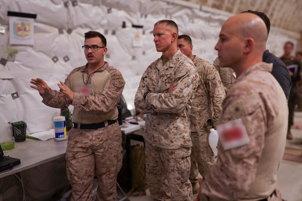 BGen Brady visits 2nd MarReg at SLTE 4-26