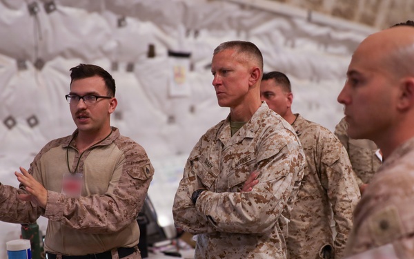 BGen Brady visits 2nd MarReg at SLTE 4-26