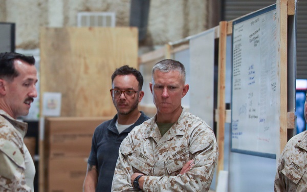 BGen Brady visits 2nd MarReg at SLTE 4-26