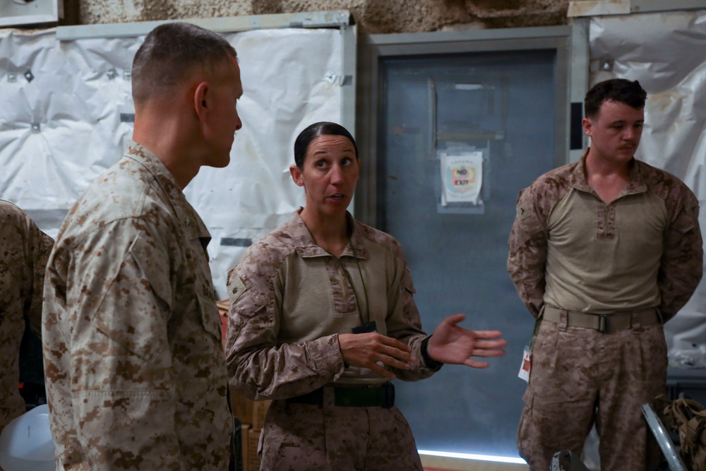 BGen Brady visits 2nd MarReg at SLTE 4-26
