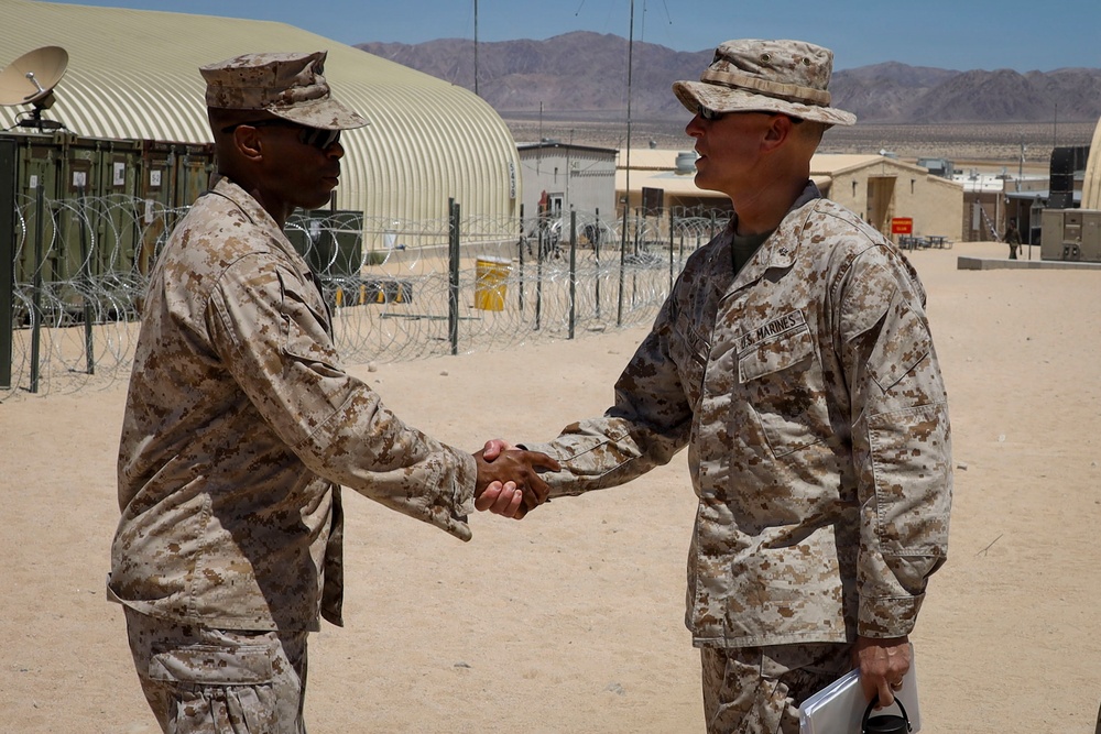 BGen Brady visits 2nd MarReg at SLTE 4-26