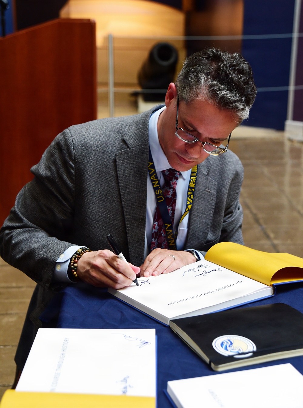 'On Course Through History: The. U.S. Navy at 250' Book Ceremony