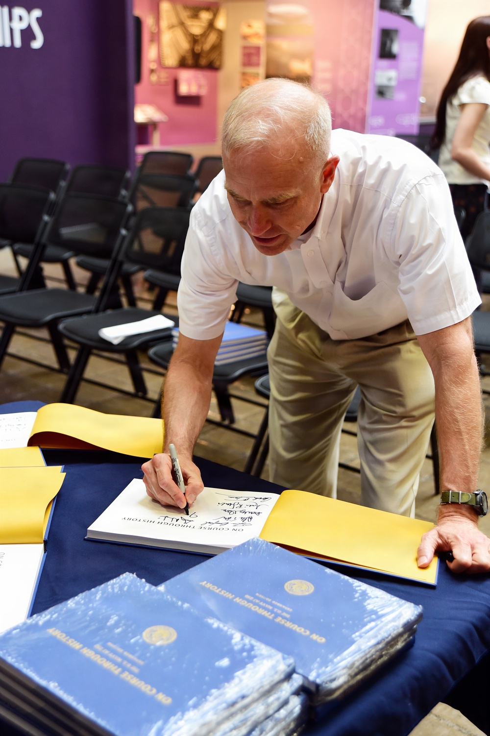 'On Course Through History: The. U.S. Navy at 250' Book Ceremony