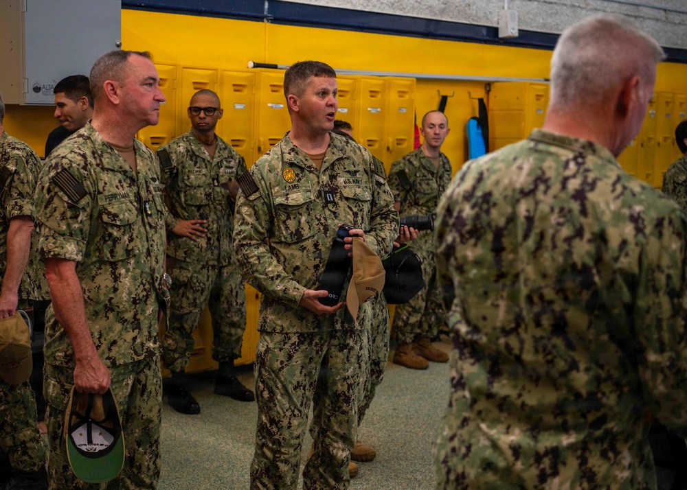 MCPON Perryman Visits ROTC Midshipmen Candidates at RTC