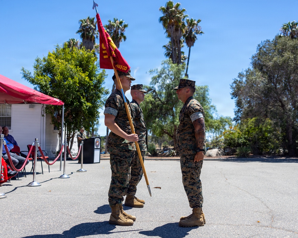 Headquarters and Support Company, Headquarters and Support Battalion Change of Command Ceremony