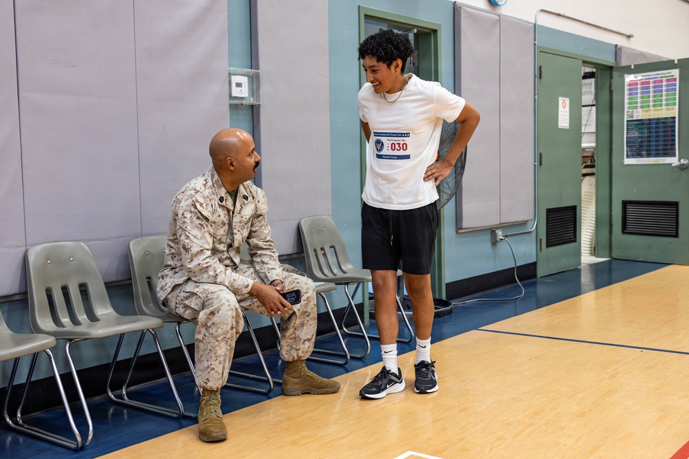 The Combat Center host the renewed Presidential Fitness Test