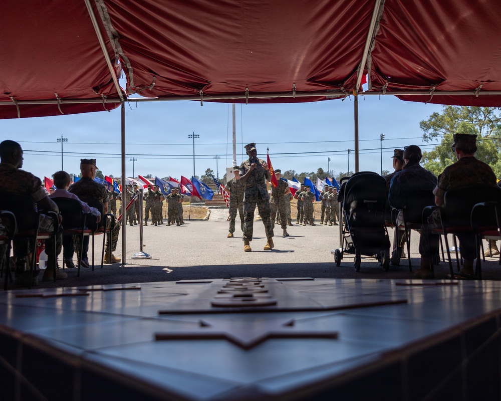 Headquarters and Support Company, Headquarters and Support Battalion Change of Command Ceremony
