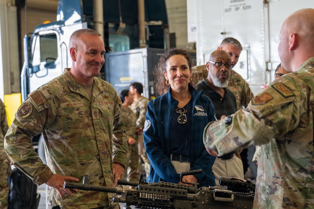 CMSAF visits F.E. Warren Air Force Base