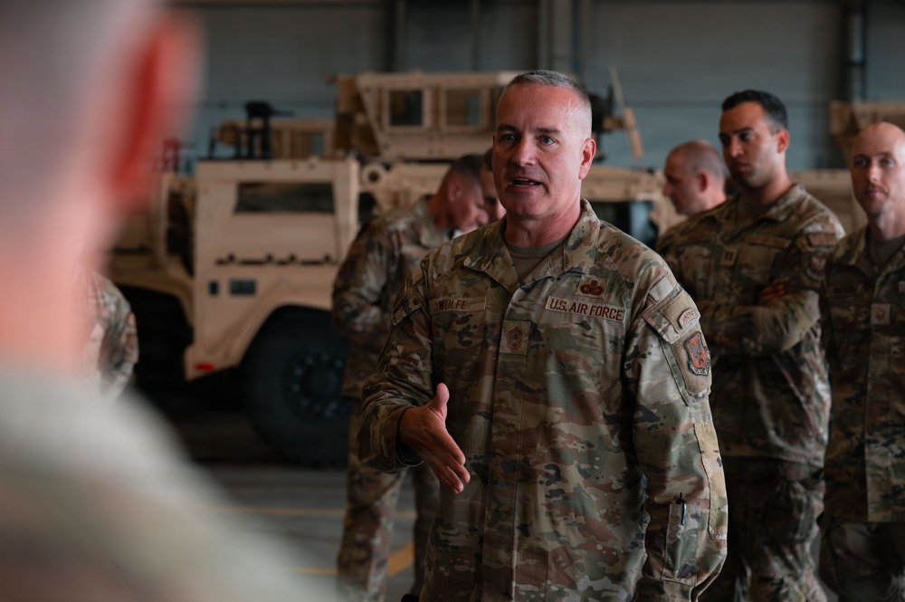 CMSAF visits F.E. Warren Air Force Base